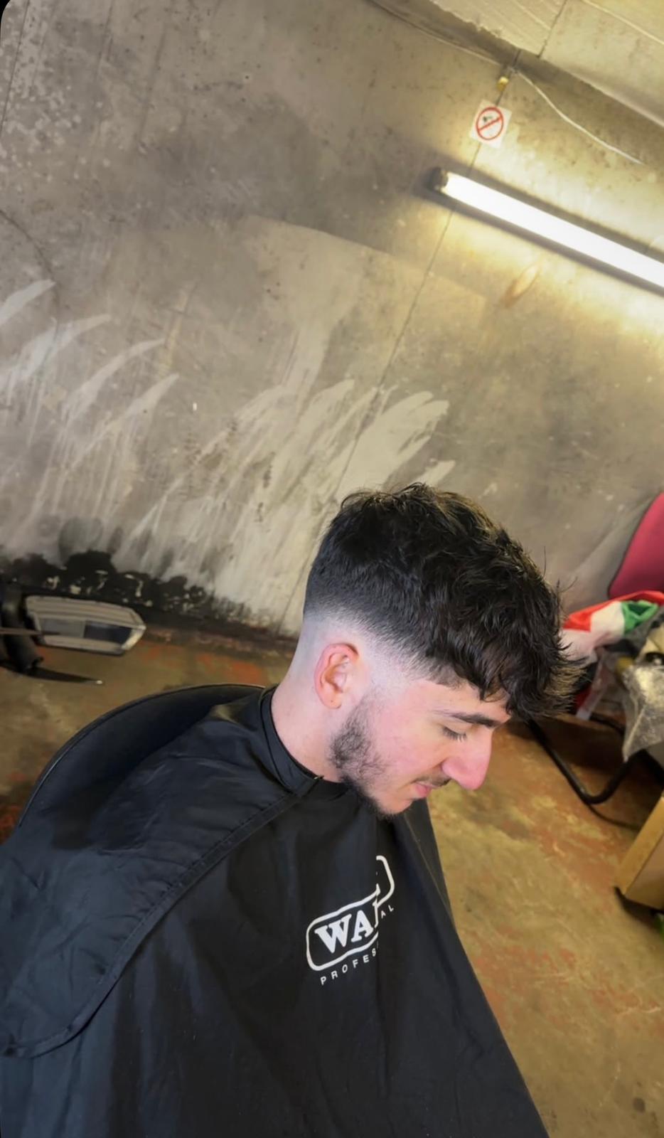 Textured Back Fade